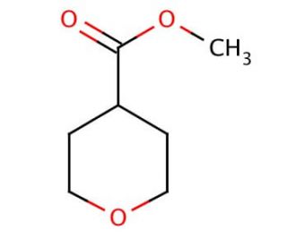 Methyl tetrahydro-2H-pyran-4-carboxylate (CAS 110238-91-0) - chemical structure image