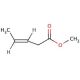 Methyl trans-3-pentenoate (CAS 20515-19-9) - chemical structure image