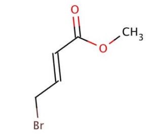 Methyl trans-4-bromo-2-butenoate (CAS 6000-00-6) - chemical structure image