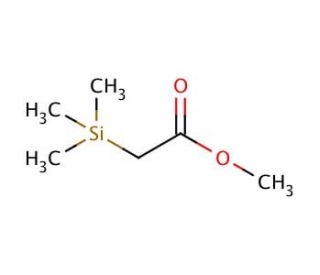 Methyl trimethylsilylacetate (CAS 2916-76-9) - chemical structure image