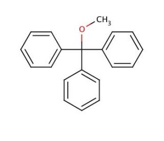 Methyl Triphenylmethyl Ether (CAS 596-31-6) - chemical structure image