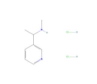 methyl[1-(pyridin-3-yl)ethyl]amine dihydrochloride - chemical structure image