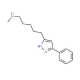 methyl[5-(3-phenyl-1H-pyrazol-5-yl)pentyl]amine - chemical structure image