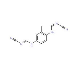 Methylbenzene-2,4-bis(N&prime;-cyano-N-methylformamidine) - chemical structure image
