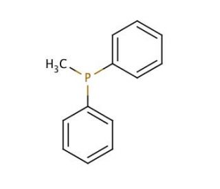 Methyldiphenylphosphine (CAS 1486-28-8) - chemical structure image