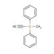 (Methyldiphenylsilyl)acetylene (CAS 17156-65-9) - chemical structure image