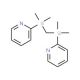 Methylenebis[dimethyl(2-pyridyl)silane] (CAS 243468-48-6) - chemical structure image
