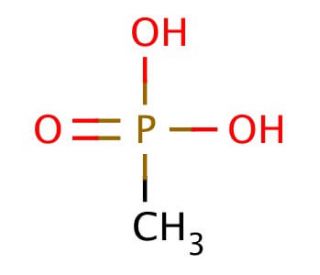 Methylphosphonic acid (CAS 993-13-5) - chemical structure image