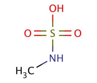 Methylsulfamic acid (CAS 4112-03-2) - chemical structure image