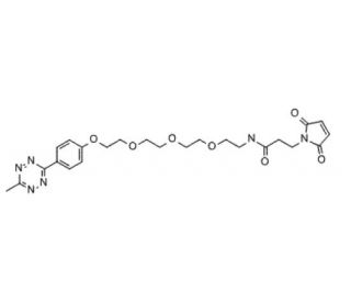 Methyltetrazine-PEG4-Maleimide (CAS 1802908-02-6) - chemical structure image