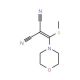 [(methylthio)(morpholin-4-yl)methylene]malononitrile (CAS 55883-90-4) - chemical structure image