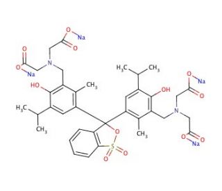 Methylthymol blue sodium salt (CAS 1945-77-3) - chemical structure image