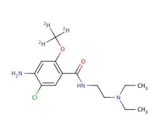 Metoclopramide-d3 (CAS 1216522-89-2) - chemical structure image