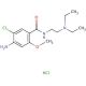 Metoclopramide hydrochloride (CAS 7232-21-5) - chemical structure image