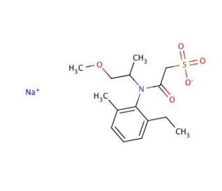 Metolachlor ESA sodium salt (CAS 947601-85-6) - chemical structure image