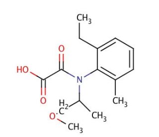 Metolachlor OA (CAS 152019-73-3) - chemical structure image