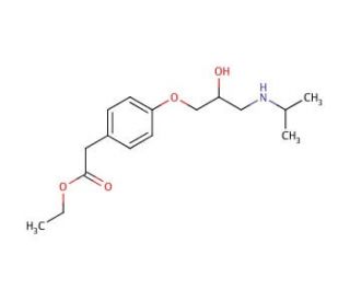 Metoprolol Acid Ethyl Ester (CAS 29112-40-1) - chemical structure image