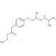 Metoprolol Acid Ethyl Ester (CAS 29112-40-1) - chemical structure image
