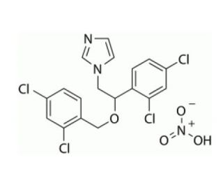 Miconazole Nitrate (CAS 22832-87-7) - chemical structure image
