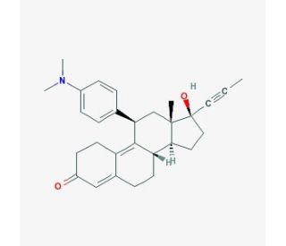 Mifepristone (CAS 84371-65-3) - chemical structure image