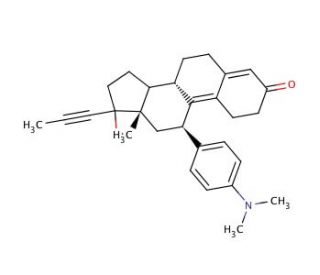 Mifepristone-d3 - chemical structure image