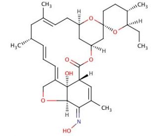 Milbemycin A4 oxime - chemical structure image