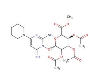 Minoxidil 2,3,4-Tri-O-acetyl-&beta;-D-glucuronic Acid, Methyl Ester - chemical structure image
