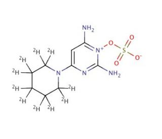 Minoxidil, Sulfate-d10 - chemical structure image