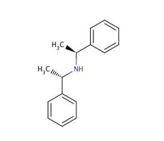 (&minus;)-Bis[(S)-1-phenylethyl]amine (CAS 56210-72-1) - chemical structure image