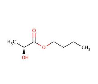 (&minus;)-Butyl L-lactate (CAS 34451-19-9) - chemical structure image