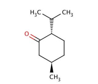 (−)-Menthone (CAS 14073-97-3) - chemical structure image