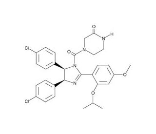 (&ndash;)-Nutlin-3 (CAS 675576-98-4) - chemical structure image 