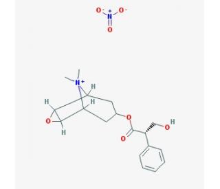 (−)Scopolamine methyl nitrate (CAS 6106-46-3) - chemical structure image
