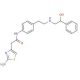Mirabegron 的分子结构, CAS编号: 223673-61-8 Mirabegron (CAS 223673-61-8) - chemical structure image