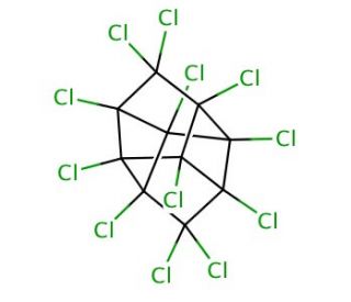 Mirex (CAS 2385-85-5) - chemical structure image