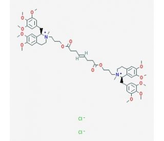 Mivacurium Chloride (CAS 106861-44-3) - chemical structure image