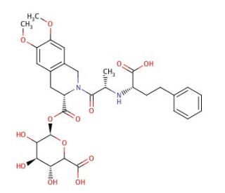 Moexiprilat Acyl-&beta;-D-glucuronide, >65% - chemical structure image