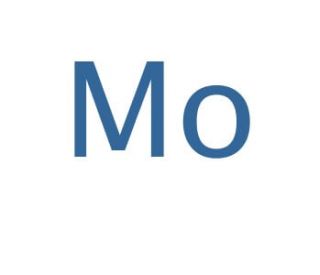 Molybdenum (CAS 7439-98-7) - chemical structure image