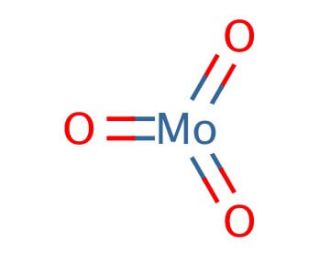 Molybdenum(VI) oxide (CAS 1313-27-5) - chemical structure image