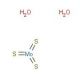 Molybdenum(VI) sulfide dihydrate (CAS 12033-29-3) - chemical structure image