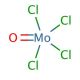 Molybdenum(VI) tetrachloride oxide (CAS 13814-75-0) - chemical structure image