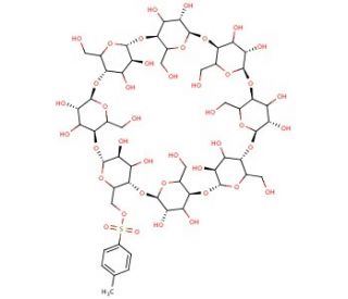 Mono-6-O-(p-toluenesulfonyl)-gamma-cyclodextrin (CAS 97227-33-3) - chemical structure image