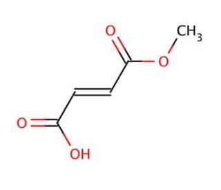 mono-Methyl fumarate (CAS 2756-87-8) - chemical structure image