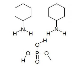 mono-Methyl phosphate bis(cyclohexylammonium) salt - chemical structure image