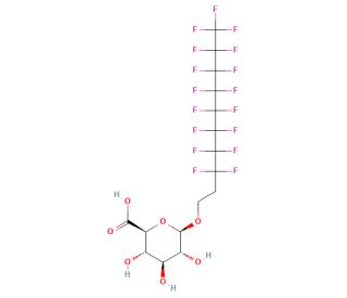Mono[2-(perfluorooctyl)ethyl] Glucuronide - chemical structure image