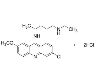Monodesethyl Quinacrine, Dihydrochloride (CAS 908844-46-2) - chemical structure image