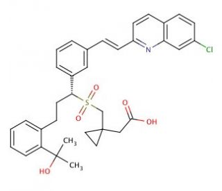 Montelukast Sulfone - chemical structure image