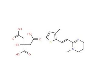 Morantel citrate salt (CAS 69525-81-1) - chemical structure image