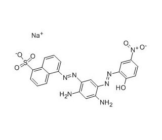 Mordant brown 1 (CAS 3564-15-6) - chemical structure image