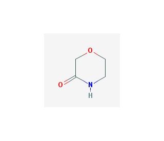 Morpholin-3-one (CAS 109-11-5) - chemical structure image